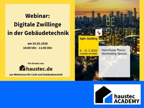 Webinar Pre-Event Light + Building Digitaler Zwilling