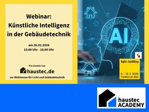 Webinar KI in Geb&auml;udetechnik
